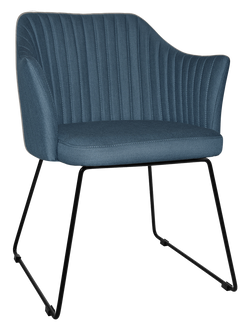 Coogee Arm Chair Sled Base - Richmond Office Furniture