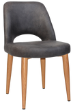 Albury Chair Light Oak Metal Leg - Richmond Office Furniture