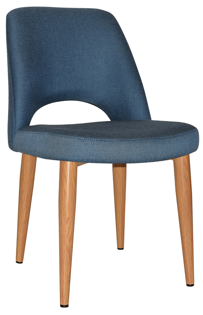 Albury Chair Light Oak Metal Leg - Richmond Office Furniture