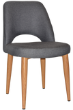 Albury Chair Light Oak Metal Leg - Richmond Office Furniture