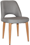Albury Chair Light Oak Metal Leg - Richmond Office Furniture