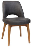 Albury Chair Light Oak Timber Leg - Richmond Office Furniture