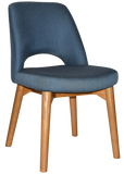 Albury Chair Light Oak Timber Leg - Richmond Office Furniture