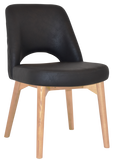 Albury Chair Natural Timber Leg - Richmond Office Furniture