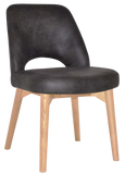 Albury Chair Natural Timber Leg - Richmond Office Furniture