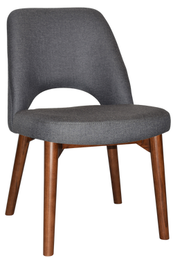 Albury Chair Walnut Timber Leg - Richmond Office Furniture