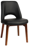 Albury Chair Walnut Timber Leg - Richmond Office Furniture