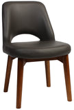 Albury Chair Walnut Timber Leg - Richmond Office Furniture