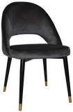 Chevron Chair Brass Tip Leg - Richmond Office Furniture
