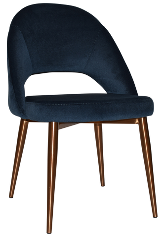 Chevron Chair Copper Leg - Richmond Office Furniture