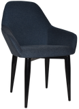 Bronte Tub Chair Black Metal Leg - Richmond Office Furniture