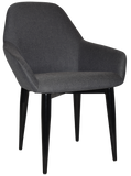 Bronte Tub Chair Black Metal Leg - Richmond Office Furniture