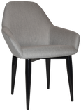 Bronte Tub Chair Black Metal Leg - Richmond Office Furniture