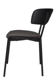 Lugano Chair Black Vinyl - Richmond Office Furniture