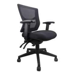 Milan Mesh Black Chair - Richmond Office Furniture