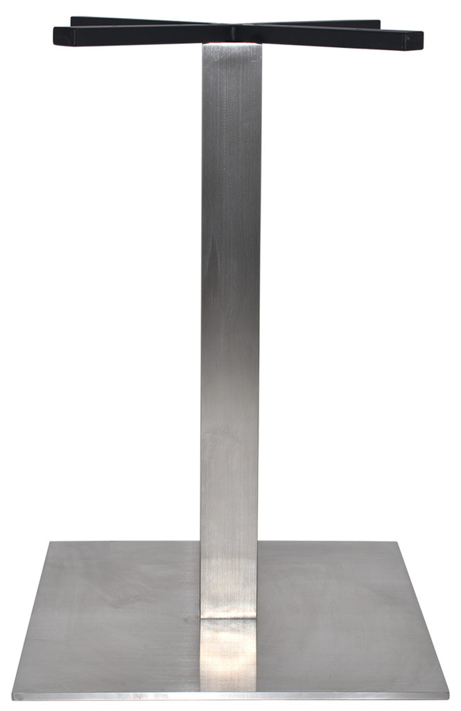 Prague Table Base 450mm SQ S/S - Richmond Office Furniture