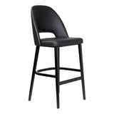 Semifreddo Stool Black Legs - Richmond Office Furniture