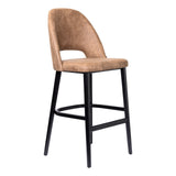 Semifreddo Stool Black Legs - Richmond Office Furniture