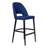 Semifreddo Stool Black Legs - Richmond Office Furniture