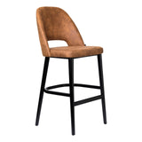 Semifreddo Stool Black Legs - Richmond Office Furniture