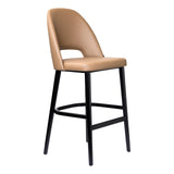 Semifreddo Stool Black Legs - Richmond Office Furniture