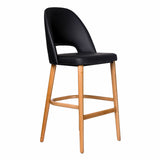 Semifreddo Stool Oak Legs - Richmond Office Furniture