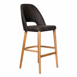 Semifreddo Stool Oak Legs - Richmond Office Furniture