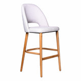 Semifreddo Stool Oak Legs - Richmond Office Furniture