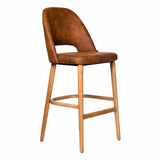 Semifreddo Stool Oak Legs - Richmond Office Furniture