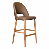 Semifreddo Stool Oak Legs - Richmond Office Furniture
