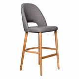 Semifreddo Stool Oak Legs - Richmond Office Furniture