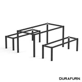 Spire Square Leg Seat Bench Frame - Richmond Office Furniture