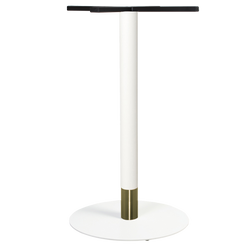 Tivoli Bar Base White Brass - Richmond Office Furniture