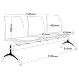 Vinn Mesh Back Beam Seating - Richmond Office Furniture