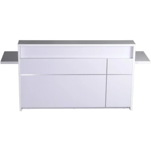 5-0 Reception Counter Gloss White