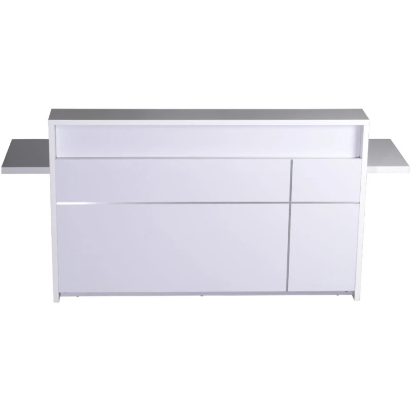 5-0 Reception Counter Gloss White