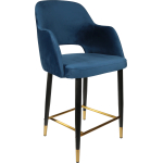 Sorbet Counter Stool Black Metal 750H Legs