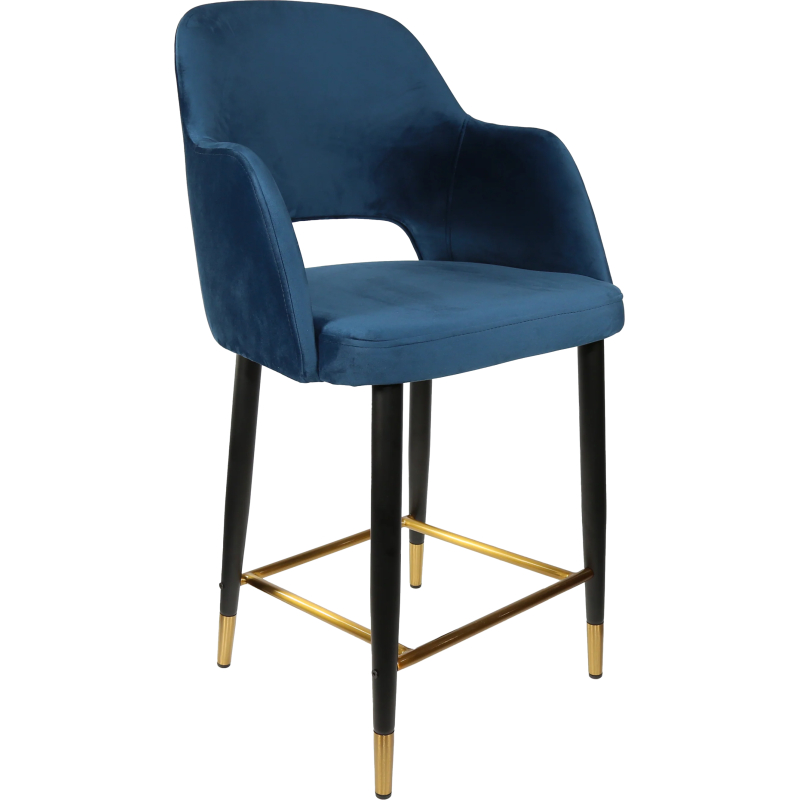Sorbet Counter Stool Black Metal 750H Legs