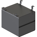 Deluxe Infinity 2 Drawer Hanging Pedestal
