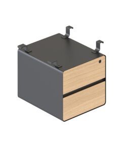 Alternative view of Deluxe Infinity 2 Drawer Hanging Pedestal