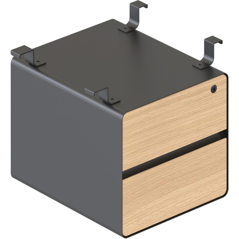 Deluxe Infinity 2 Drawer Hanging Pedestal - Image 2