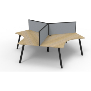 Alternative view of Infinity 120 Degree Workstation Eternity Leg