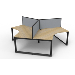 Alternative view of Infinity 120 Degree Workstation Loop Leg