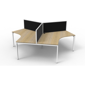Alternative view of Infinity 120 Degree Workstation Profile Leg