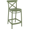 Cross Back Barstool 65cm High - Image 3