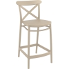 Cross Back Barstool 65cm High - Image 4