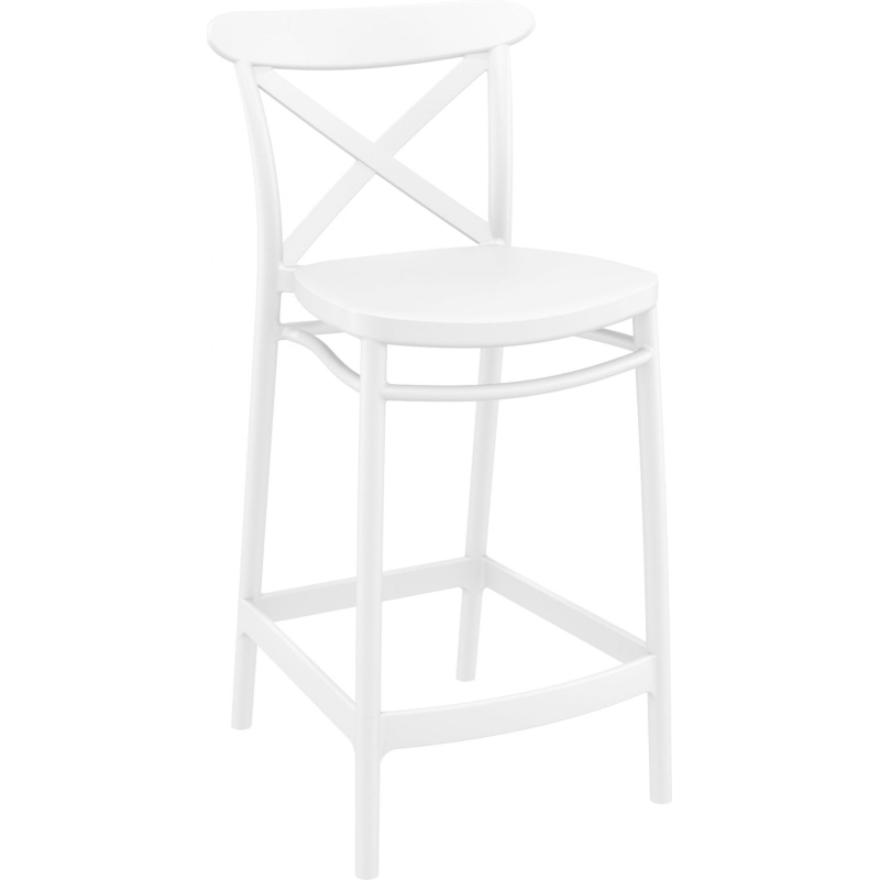 Cross Back Barstool 65cm High - Image 5