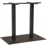 Danube Twin Table Base 800mm x 500mm Black