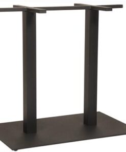 Danube Twin Table Base 800mm x 500mm Black