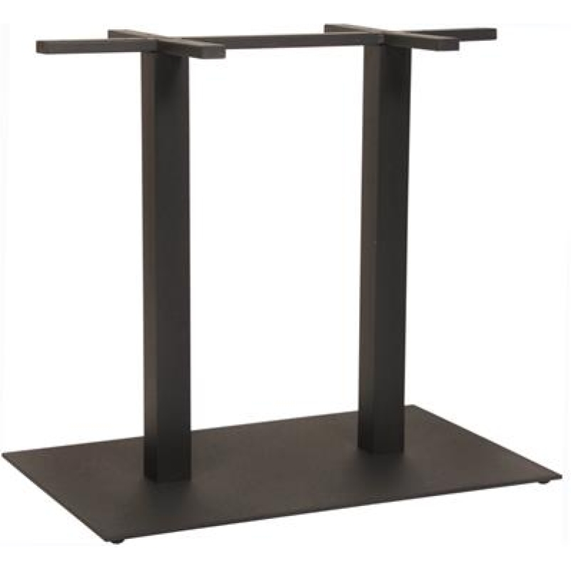 Danube Twin Table Base 800mm x 500mm Black